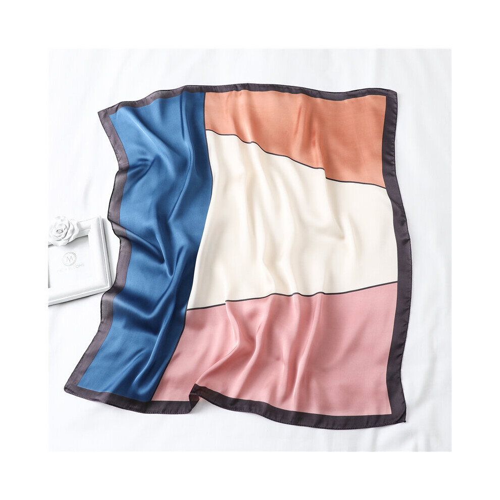 Silk Satin Square Scarf Women Print Spring Shawl Wrap Neck Tie Female Hair Hand Wirst Foulard Bandana Hijab-image-OPC-PBQG7ND-NEW