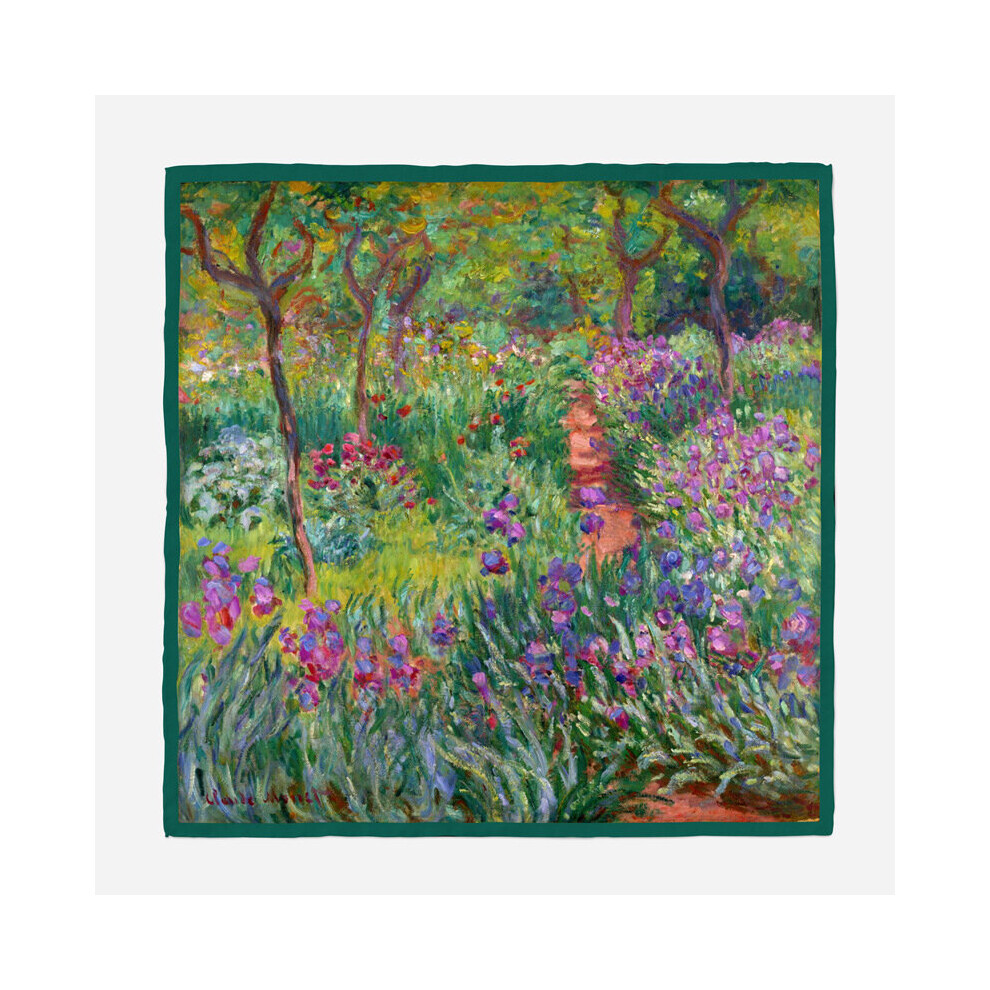 Twill Silk Scarf Woman Grove Painting Square Scarves Wraps Bandana Small Hijab Silk Foulards Tie Headband Neckerchief-image-OPC-PBQG9T5-NEW