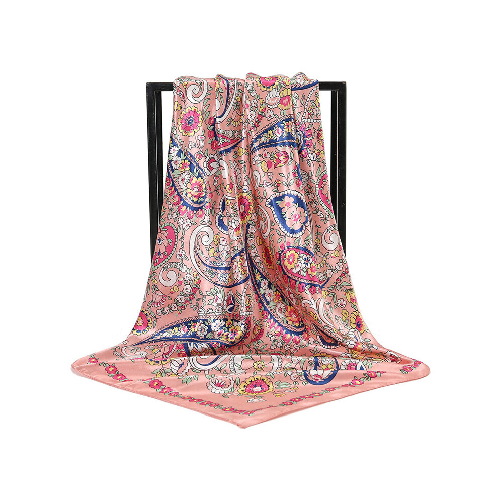 Twill Silk Scarf for Women Hijab Bandana Shawl Wrap Muslim Headscarves Neckerchief Lady Scarfs Foulard-image-OPC-PBQGBNR-NEW