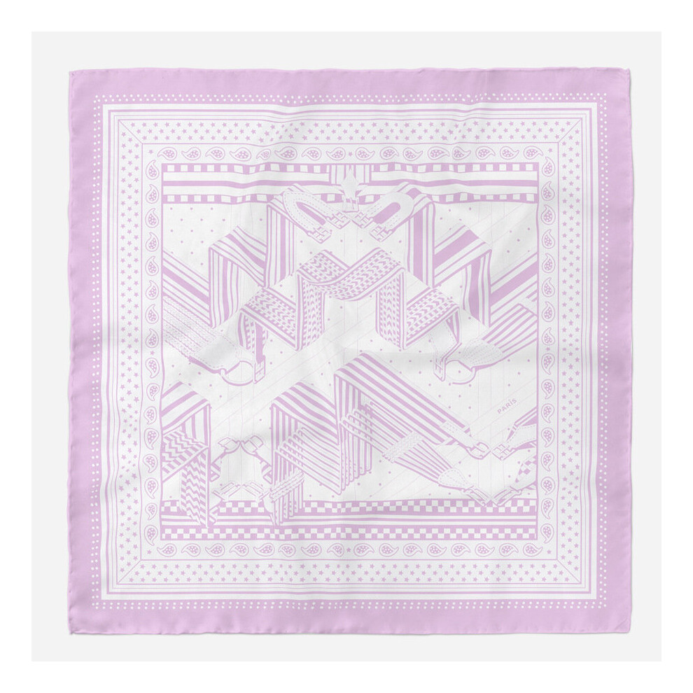 53cm*53cm Framed Photograph Printed Women Silk Square Scarves Hijab Muslim Headband Neckerchief For Ladies Shawl-image-OPC-PBQGBVY-NEW