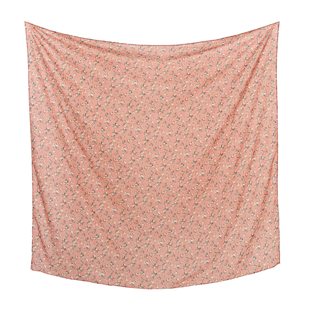 115x115cm Square Hair Scarf for Muslim Women Chiffon Hijabs Handkerchief Printed Floral Square Scarf Foulard Femme Head Bandana-image-OPC-PBQGCS8-NEW