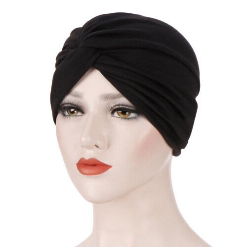 Eid Ramadan Prayer Hijab Hats Muslim Women Solid Turban Arab Islamic ...