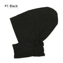 Malaysia Solid Modal Elastic Headwraps Neck Bottoming Cap Sports Yoga Inner Hijab Caps Headscarf Muslim Turban Girls Scarf