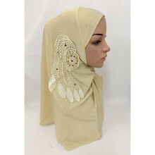 Women Flower Instant Headscarf Islamic Muslim Hijab Cap Turban Scarves Arab Shawls Head Wrap Hat Ladies Headwear