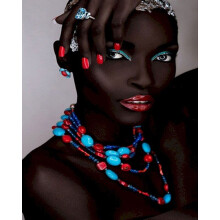 Painting By Numbers Africa Woman Handpainted Paintings Art Drawing On Canvas Gift Diy Pictures By Number Portrait Kit