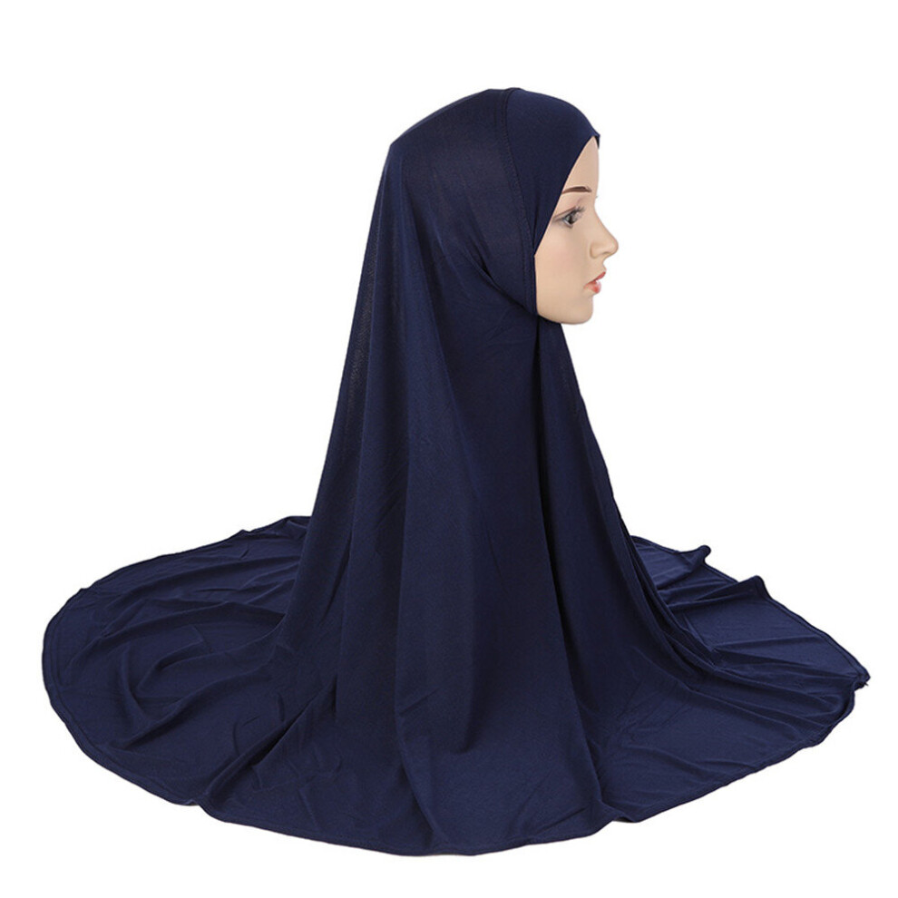 Muslim Women Hijab Scarf Islamic Overhead Long Amira Prayer Khimar Headscarf Turban Arab Overhead Hijabs Prayer Hat 90*80cm-image-OPC-PBQGGST-NEW
