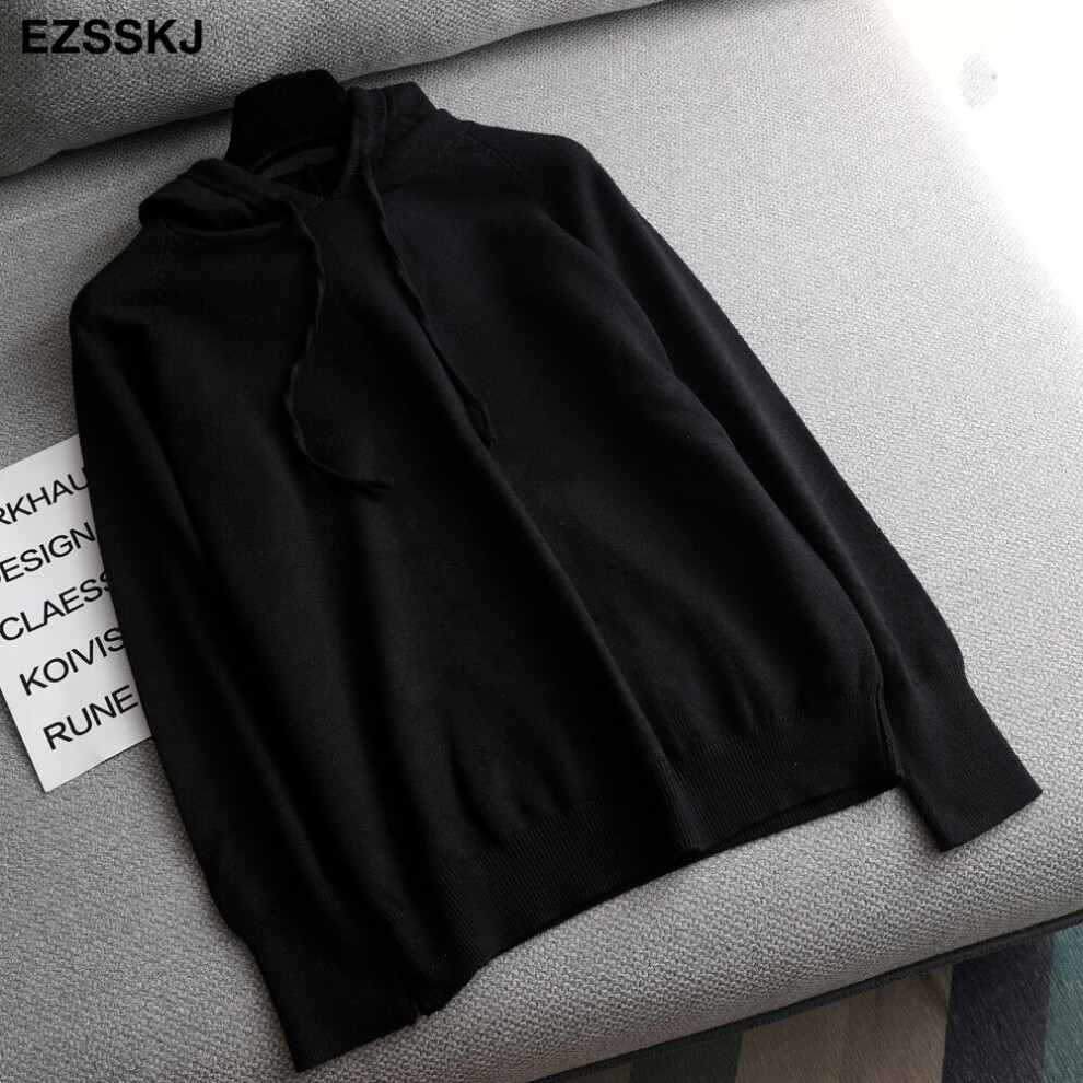 casual Autumn spring hooded sweater Pullovers Women female loose sweater knit Jumpers-image-OPC-PBQGJC8-NEW