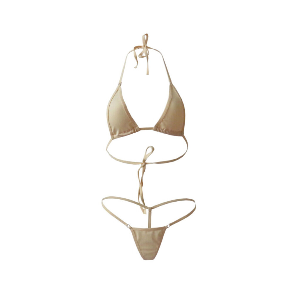 Women Sexy Micro Mini Bikini Thong Underwear G String Bra Swimwear Sleepwear High Swimwear on OnBuy