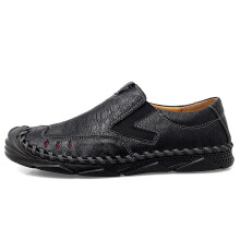 (Black Beige-US 6.5(EUR 39) 6.5) Men's Casual Shoes Mens Style Shoes Comfortable Lace Up Men's Moccasins Breathable Mens Loafers Big Size 47 Sneakers