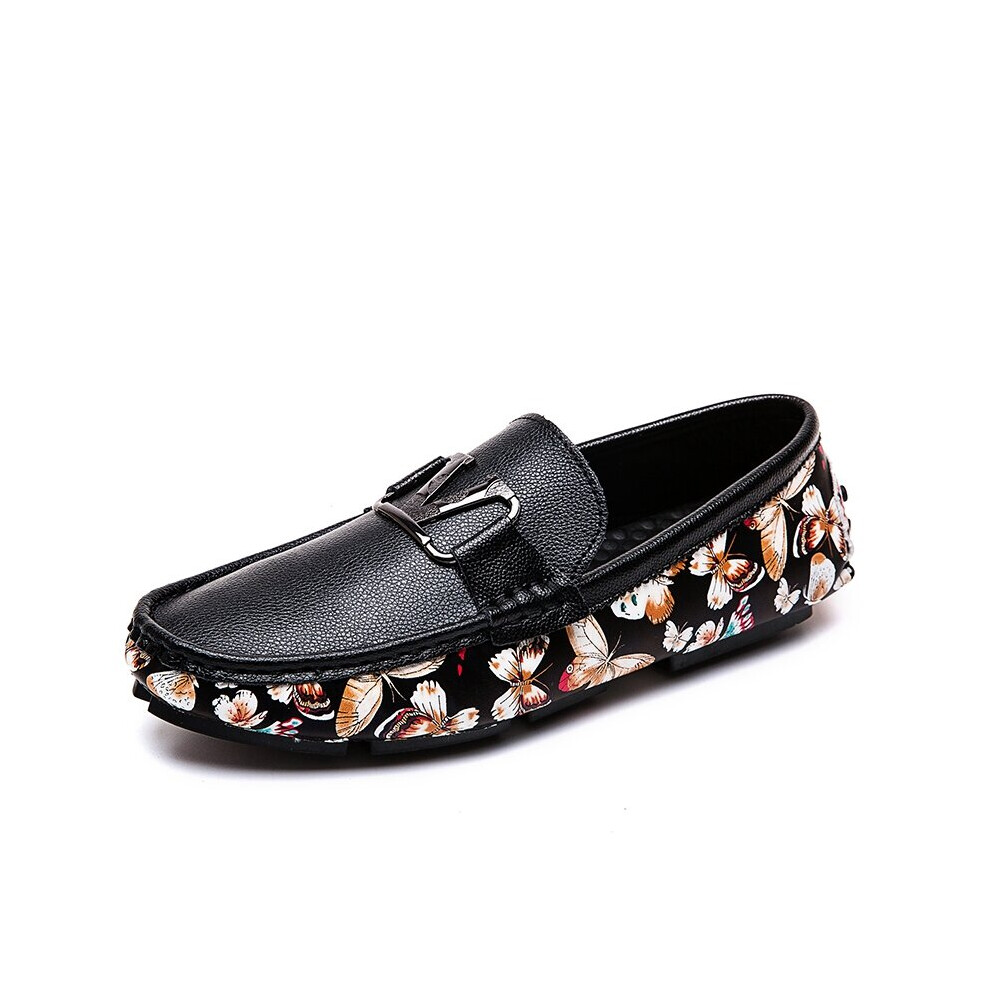 (Black-44) Loafers Men Moccasins Casual Slip On Shoes Plus Size Mens Loafer Young Drive Shoes Flats Casual Male Sneakers-image-OPC-PBQHC57-NEW