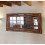 Large Wall Mirror Rustic Solid Wood Teak Frame Vintage Industrial Style Rectangular Furniture 2