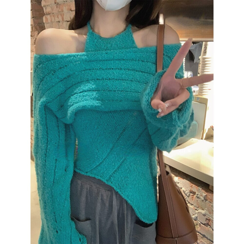 Knitted Sweater Women Pure Blouse +Y2k Crop Tops Clothing Autumn Long Sleeve Pullover 2 Piece Set-image-OPC-PBQHXZY-NEW