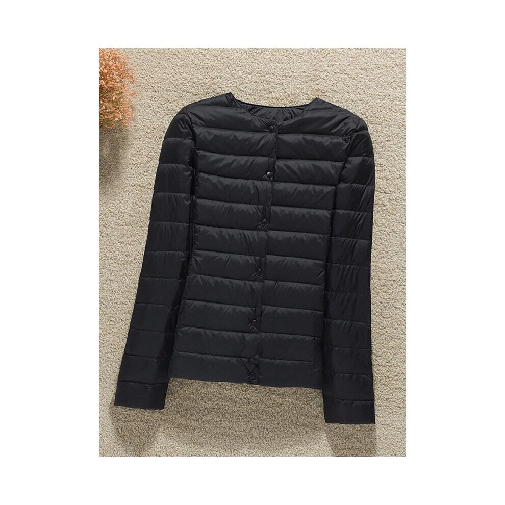Lightweight Padded Jackets Women's Jackets Spring Collarless Ultralight Quilted Coat for Women Warm Winter Down Coats Light