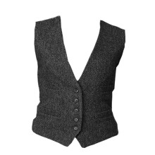 Women's Suit Vest V-Neck Sleeveless Steampunk Retro Waistcoat Jacket ??????? ???????