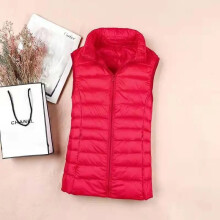 Autumn Winter Ultra-light Women Down Vest Jacket Sleeveless Duck Down Warm Waistcoat Outerwear Coats for Woman Portable