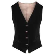 Women's Suit Vest Velvet V-Neck Business Formal Work Wear Sleeveless Jacket Women Waistcoat