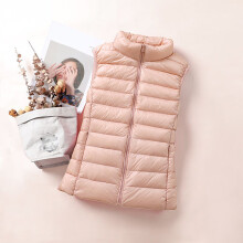 Women 90% Duck Down Jacket Spring autumn vest waistcoat soft warm thin Ultra Light waistcoat jacket female Portable vest