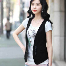 MS spring all-match slim suit vest vest / small vest vest size dress female