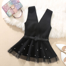 Vest Women Waistcoat Ladies Vest Tops Tunic Beading V neck Sleeveless Ruffle Belt Jacket Casual