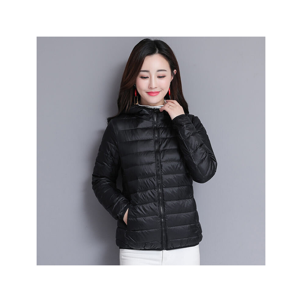 Women Winter Coat Ultralight Down Thin Jacket Hooded Puffer Jackets Windproof Padded Parkas Female Portable Windproof Outerwear-image-OPC-PBQJ5S7-NEW