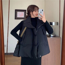 Autumn Winter Down Women Short Vest Windbreaker Thick Warm Coat Gilets Sleeveless Jacket Weste