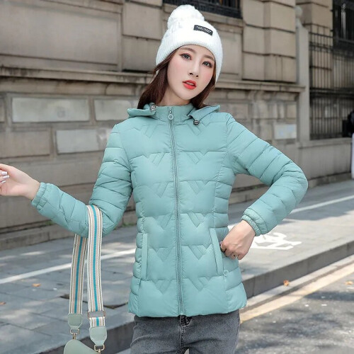 Women Parkas Winter Jacket Warm Hooded Female Basic Coat Down Cotton Padded Parkas Short Jacket Outwear Plus Size 6XL