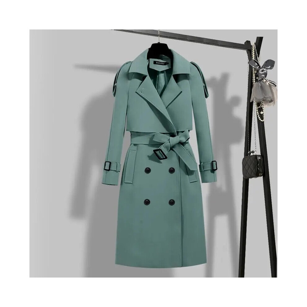 Long Trench Coats For Women Windbreaker Spring Autumn Waist Slim High-end Ladies Jacket Fall Clothing-image-OPC-PBQJ6GG-NEW