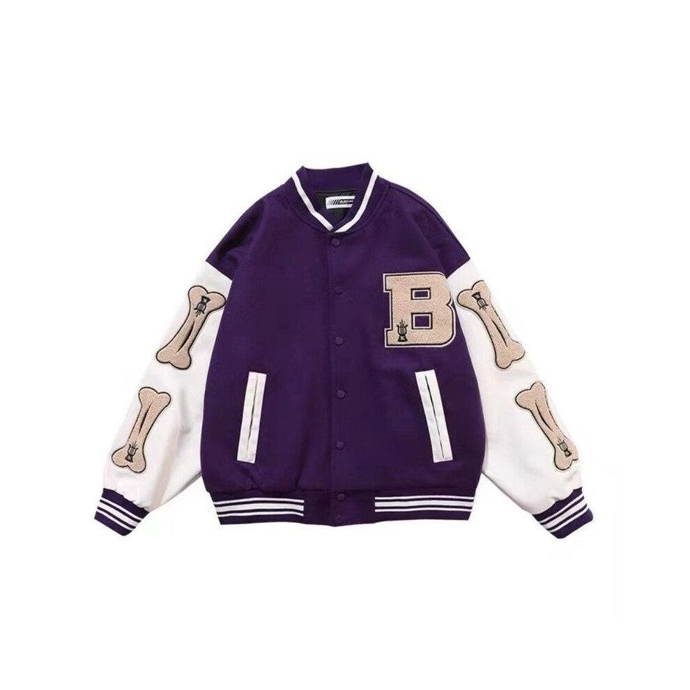 Womens Coats and Jackets High Street Hip Hop Baseball Uniforms Street Casual Coat Loose Stitching Jacket Tops Summer-image-OPC-PBQJ6CN-NEW