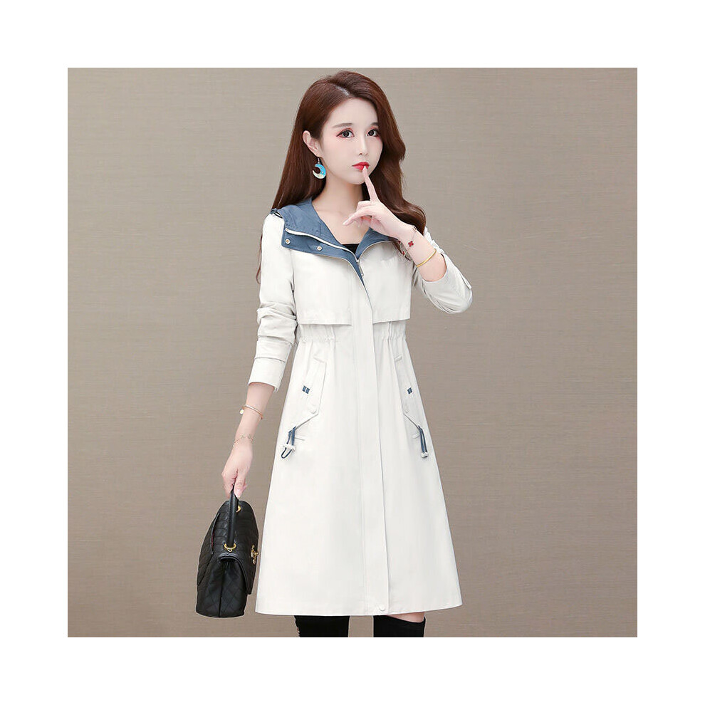 Autumn Women Trench Coat Mid-length Woman Windbreaker Casual Lining Office Coat Outerwear Overcoat-image-OPC-PBQJ8VN-NEW