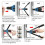 110X Handle Riveter Nut Rivnut Gun Wrench Tools Kit M3-M12 Set 2
