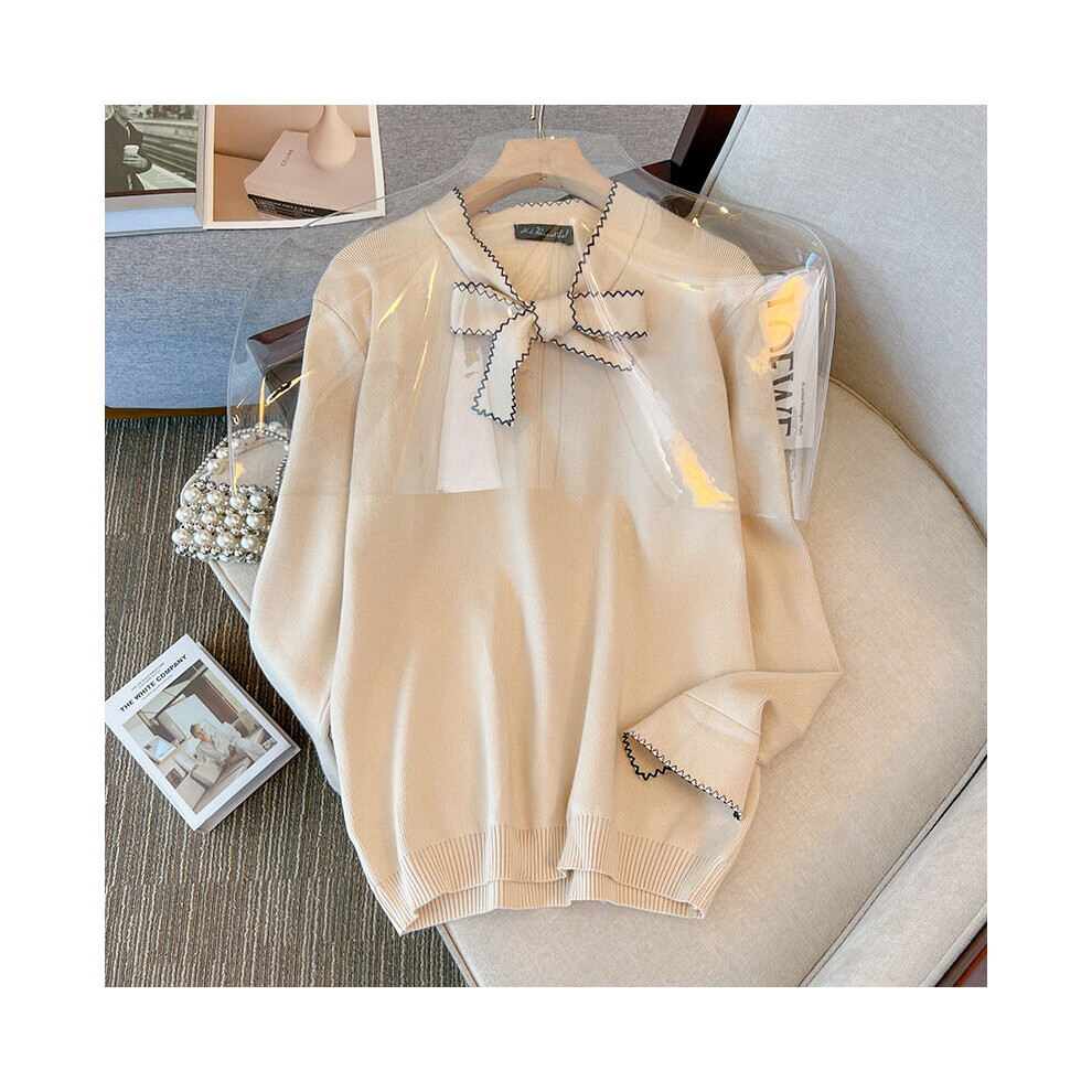 Retro Japanese Christmas Loose Pullover Dweater Winter clothes women Lazy wind Vintage Knit Women sweater Pullover women Top-image-OPC-PBQJBH8-NEW