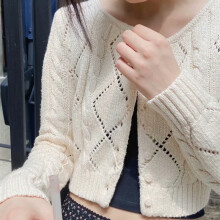 Girls O Neck Soft Cotton Knitted Cardigan Spring-autumn Ladies England Style Sweater Female Solid Top