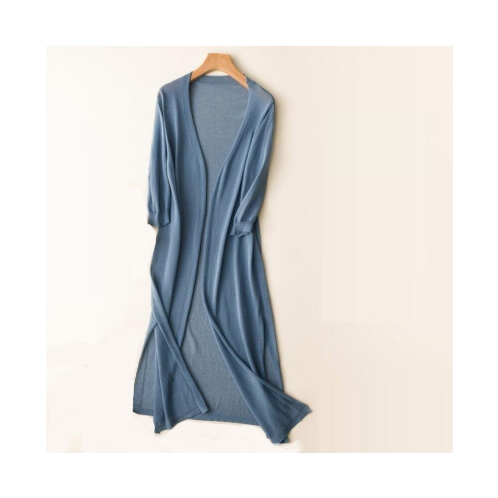 Spring Summer Sun Protection Clothing Women Long Cardigan Female Knitted Sweater Women Coat Jacket Ladies Shawl Outerwear-image-OPC-PBQJBMF-NEW