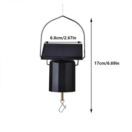 Solar Powered Wind Spinner Solar Motor Garden Hanging Ornament Electric Tools 1