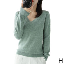 Spring Autumn V Neck Cashmere Sweater Woman Pullover Hollow Casual Lace Collar Cashmere Tops Knitted Female Sweater K5o7