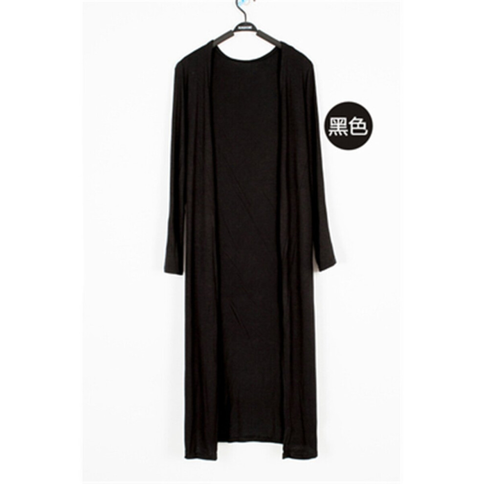 Women Modal Long Cardigan Ladies Solid Shawl Female Cotton Sweater Cardigans Long Sleeve Women Casual Thin Coats-image-OPC-PBQJBZP-NEW