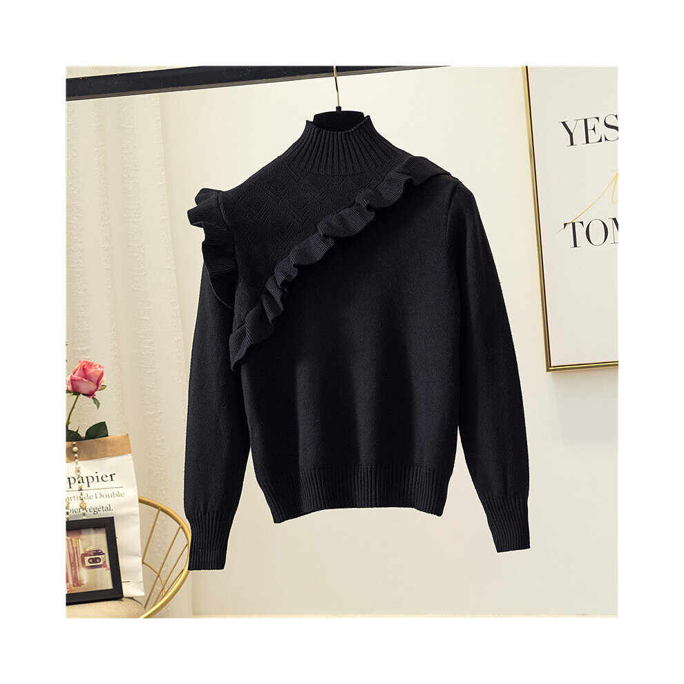 Sweater Tunic Solid Knitted