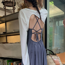 Backless Irregular Shrugs Women Super-short Sexy Loose Sunscreen Shawls O-neck Long Sleeve Style Leisure Knitted Cardigan