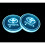 (Toyota) 2PCS LED Car Cup Bottle Holder Pad Mat Auto 1