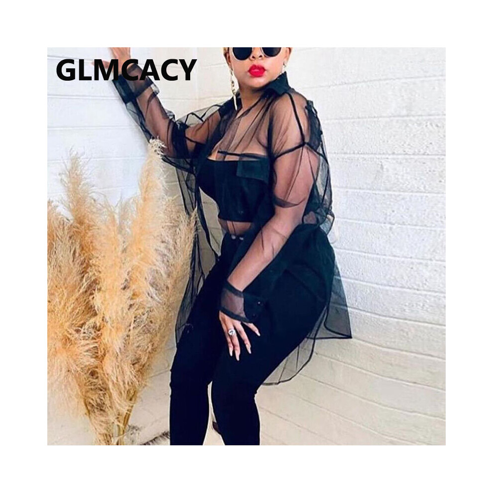 Women Organza See Through Blouses Shirt-image-OPC-PBQJHGH-NEW