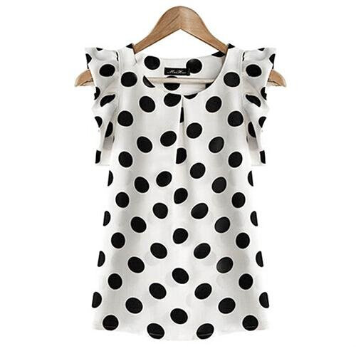 Polka dot summer blouse online