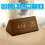 (Brown) Wooden LED Digital Alarm Clock Humidity Displaying 1