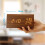 (Brown) Wooden LED Digital Alarm Clock Humidity Displaying 4