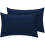 Imperial Rooms (Navy, Pillow Case Only) 2-Pack Deep Fitted Sheet 25CM Mattress Bed Sheets 2