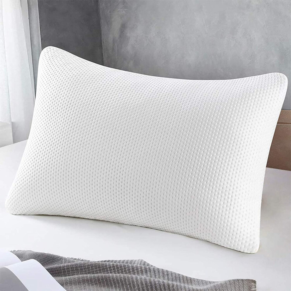 (MEMORY FOAM PILLOW) Luxury Pillows Soft Neck Head Bed Pillow Pack of 2