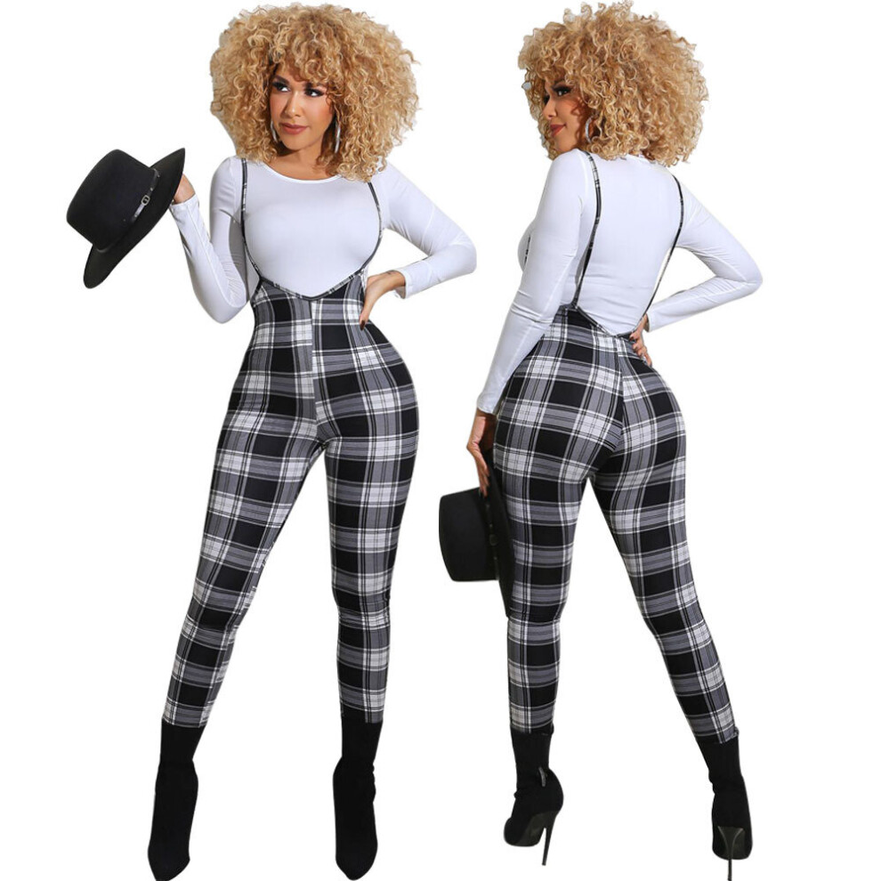 Causal Two Piece Set Women Solid Long Sleeve TShirt Leopard Print Overalls Jumpsuit Streetwear Tracksuit Party Club Matching Set-image-OPC-PBQJX79-NEW