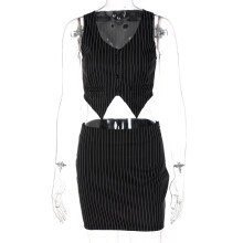 Women Sexy Y2K Dressy Vest Slim Fit Button Halter V-Neck Tuxedo Suit Waistcoats Versatile Racerback Vintage Streetwear