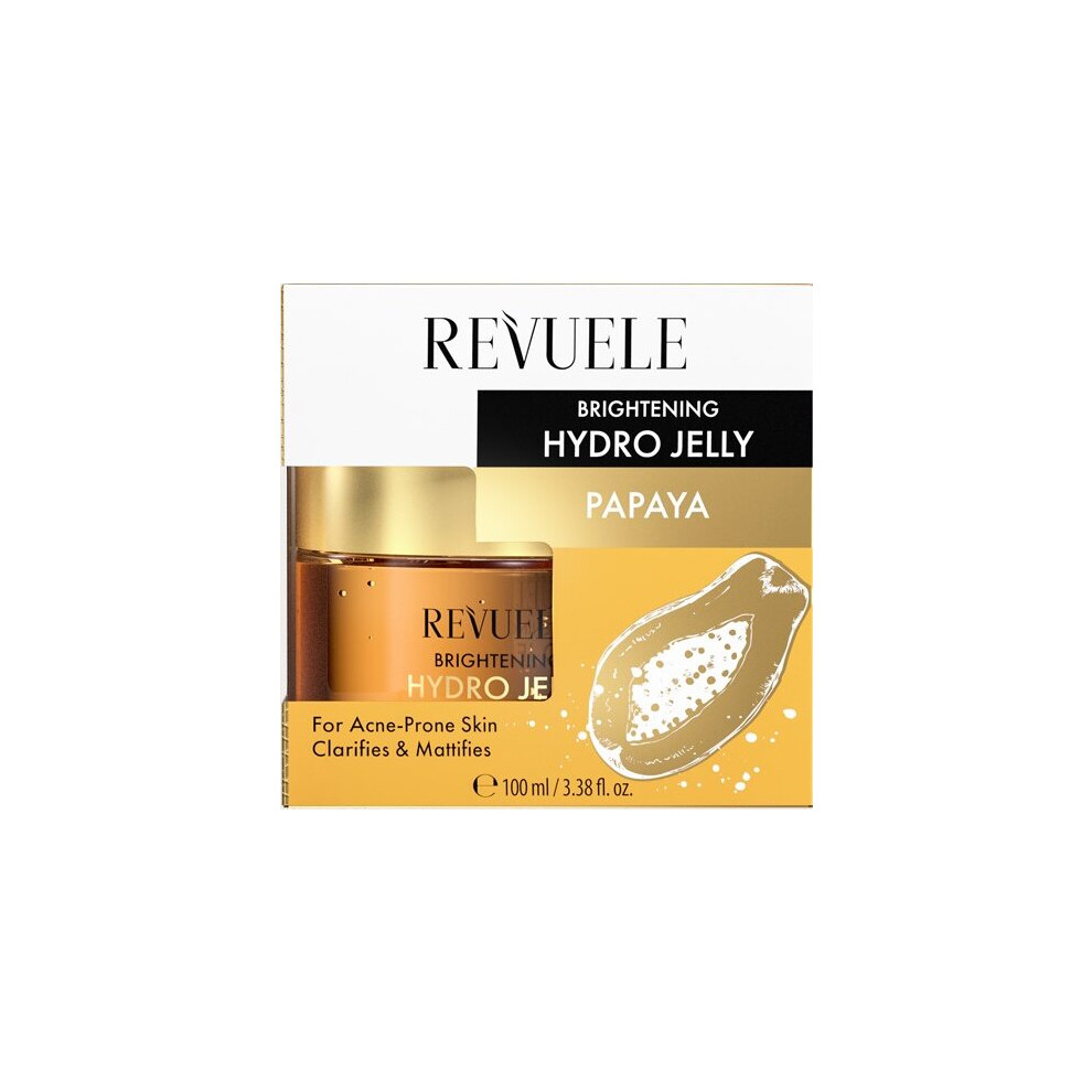 Revuele Hydro Jelly Papaya - Illuminating & Hydrating Hydro Jelly Mask With Papaya Extract