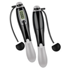 (Green) Digital Wireless Cordless Skipping Jump Rope Fitness With Calorie Aus Counter