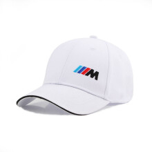 (M-white) Car logo baseball cap BMW racing cap